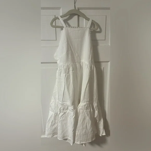 NWT- Janie and Jack Textured Stripe Tiered Dress (SIZE 14) - Picture 2 of 8